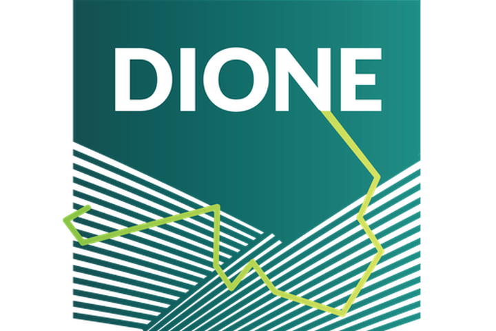 DIONE logotipas