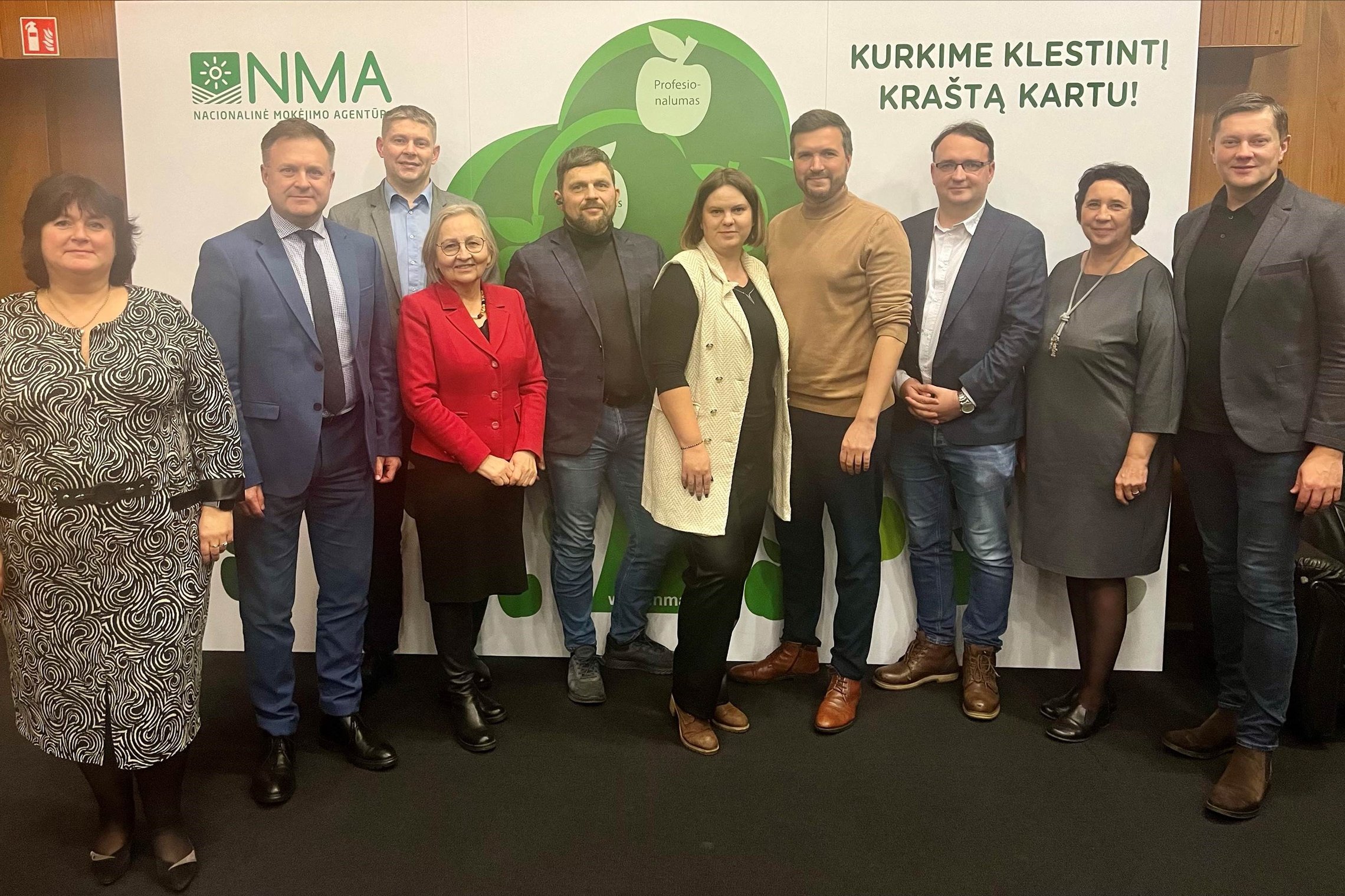 NMA ir daržovių augintojų asociacijos atstovai