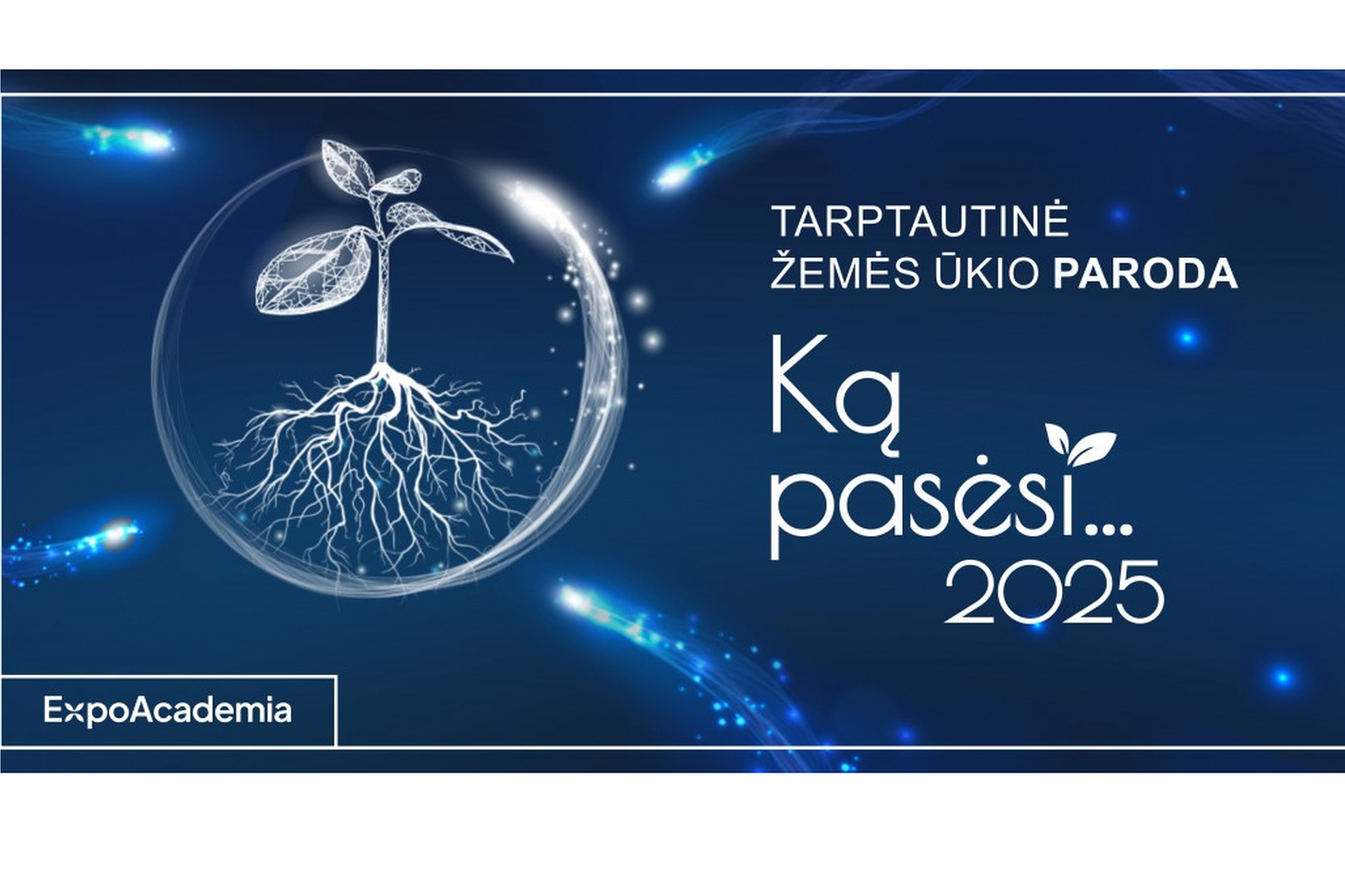 "Ką pasėsi" parodos plakatas