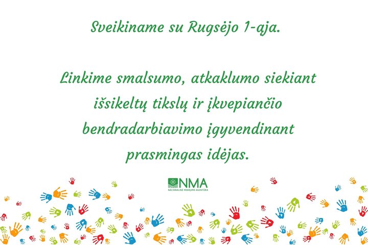 Rugsėjo pirmosios dienos šventės sveikinimas